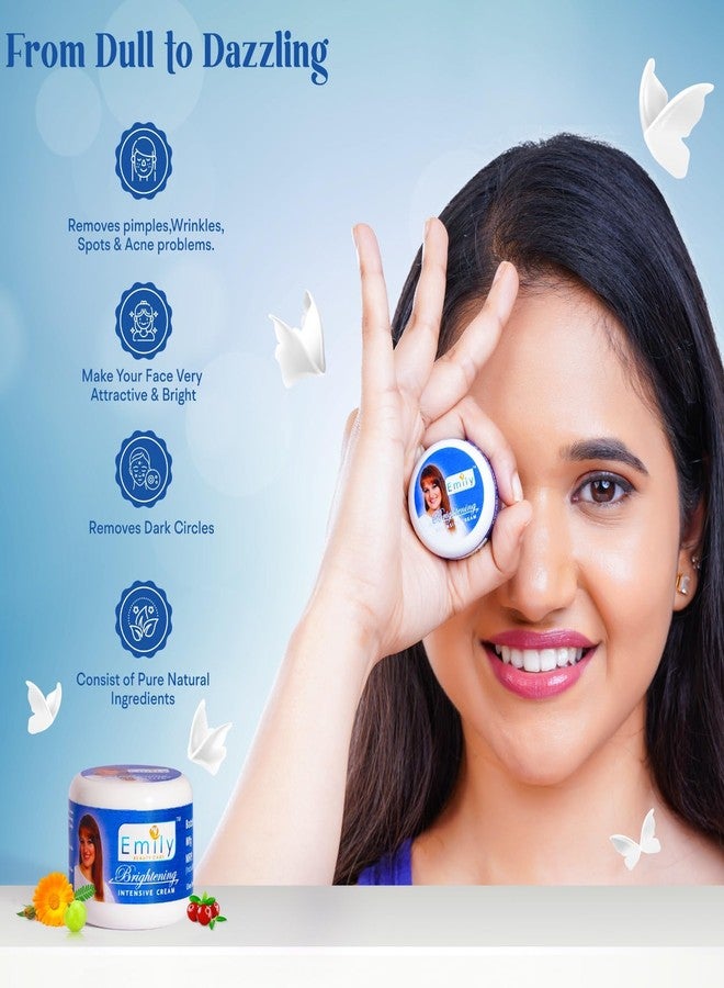 Emily Skin Brightening Night Cream Overnight Brightening & Nourishing Formula Helps Improve Skin Tone & Radiance For All Skin Types | Pack of 2 (60 GM) - Image 3