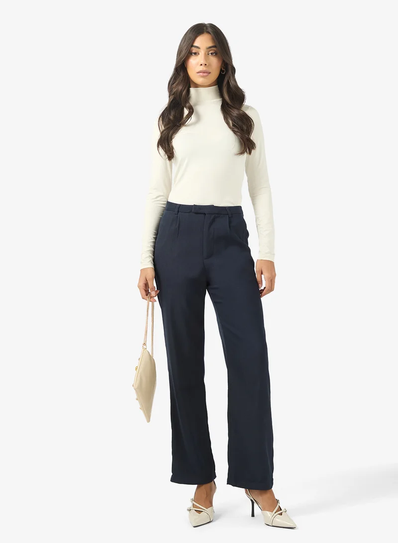 BCBG High waist straight fit pants
