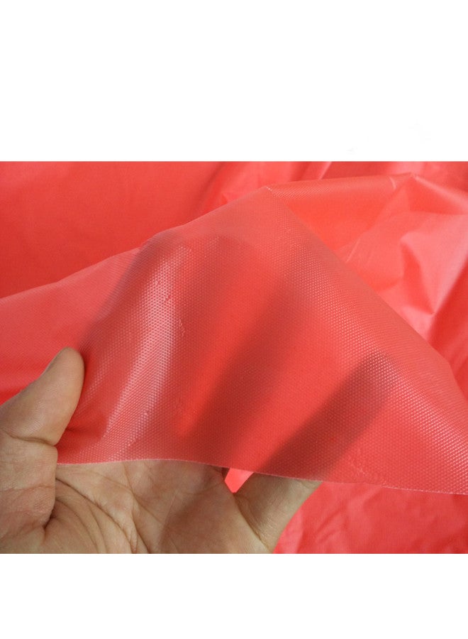 Disposable Tablecloth Special Thickened Plastic White Red PE Film Waterproof Imitation Silk Tablecloth Wedding Printed Dining Cloth-Color:Happy Banquet White Thick Style 10 Sheets In A Pack-Specifications:2.2*2.2 Meters  - Image 3
