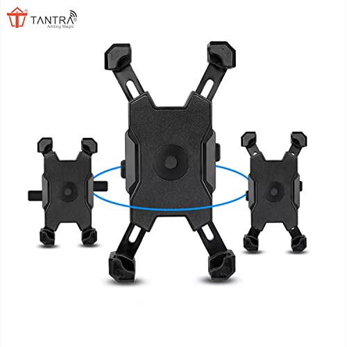 TANTRA S4A Mobile Holder for Bikes One Touch Technology Bike Mobile Holder for Maps and GPS Navigation, 360° Rotation, Firm Griping, Anti Shake Mobile Stand for Bike Accessories, Bi Cycle Accessories - Image 4