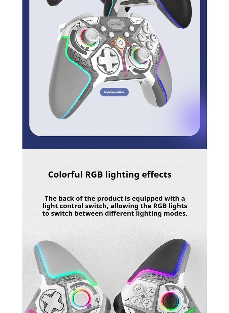 Ipega Game controllers compatible with iPhone, Android, and Windows Steam Deck, as well as DualShock wireless Bluetooth controllers and wireless game controllers for mobile phones (white). - Image 4