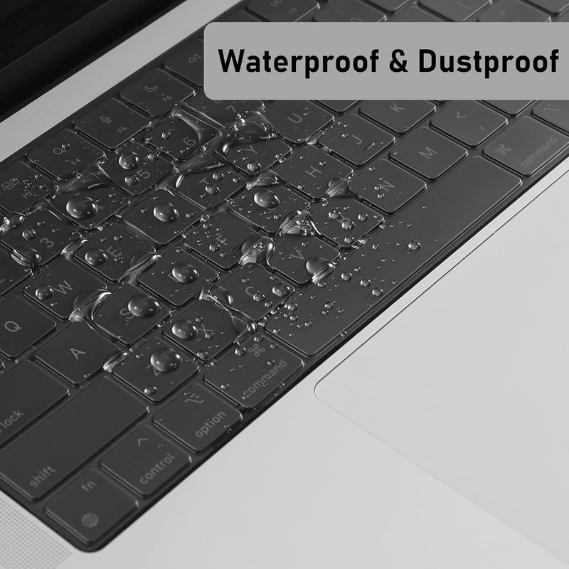 غطاء لوحة المفاتيح متوافق مع MacBook Neo 13 بوصة 2026، وMacBook Air M5 M4 M3 M2 13.6/15 بوصة 2026-2021، وPro 14/16 M5 M4 M3 M2 M1 Pro/Max، ملحقات الكمبيوتر المحمول غطاء واقٍ للوحة المفاتيح (تخطيط الولايات المتحدة) - TPU ملون - Image 2