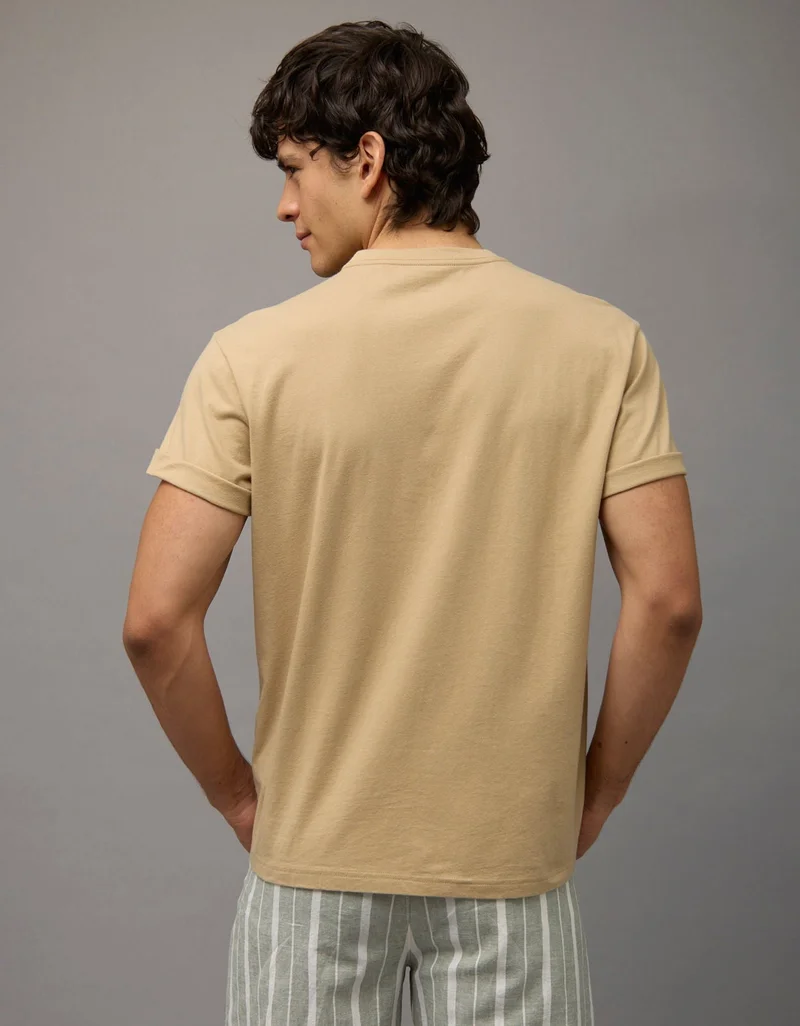 American Eagle  AE Short-Sleeve Dip-Dye Graphic T-Shirt for Men | Best Price UAE