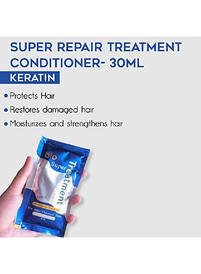 GreenBio Keratin Hair Mask 12 Pieces Damaged Color Treated hair Repair Treatment Moisture Deep Conditioner Ultimate Nourishment For Extremely Dry & Frizzy Hydrating Beautiful Hair (360ml) - Image 4