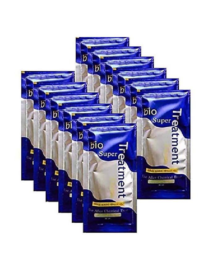 GreenBio Keratin Hair Mask 12 Pieces Damaged Color Treated hair Repair Treatment Moisture Deep Conditioner Ultimate Nourishment For Extremely Dry & Frizzy Hydrating Beautiful Hair (360ml) - Image 2