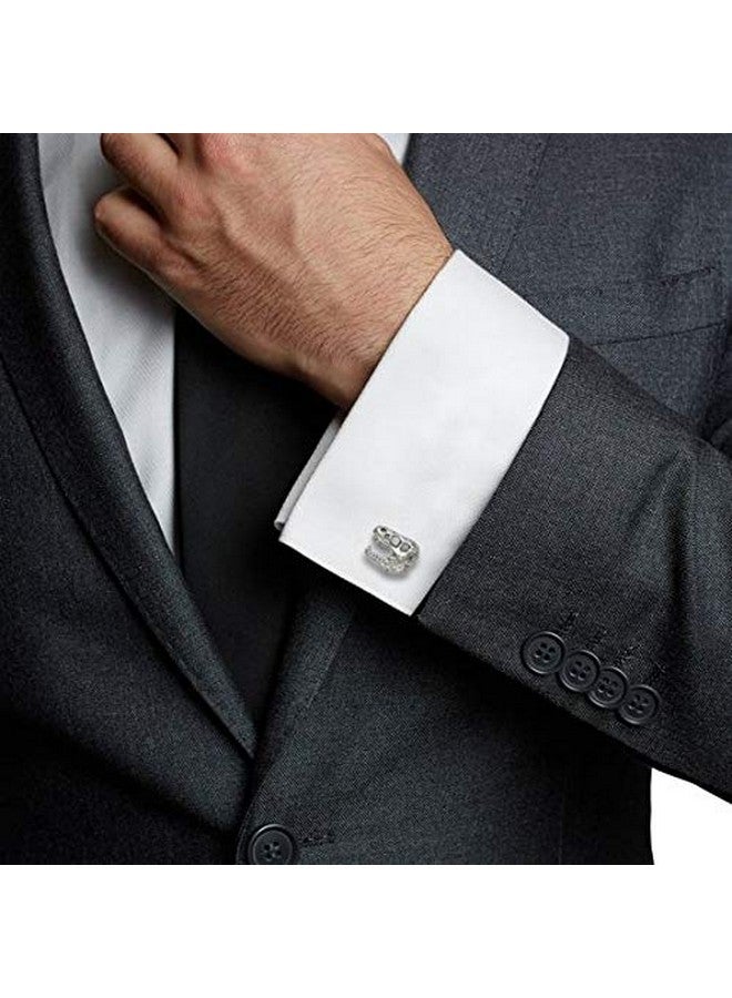 HAWSON Dinosaur Head Skull Cufflinks For Men With Gift Box - Image 2