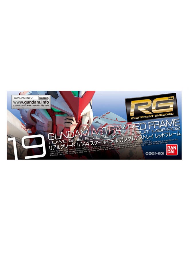Qiji Gundam Model Toy Rg Series Bandai Red Astray Assembly Gundam Building Kit Boys Boyfriend Birthday Gift - Image 3