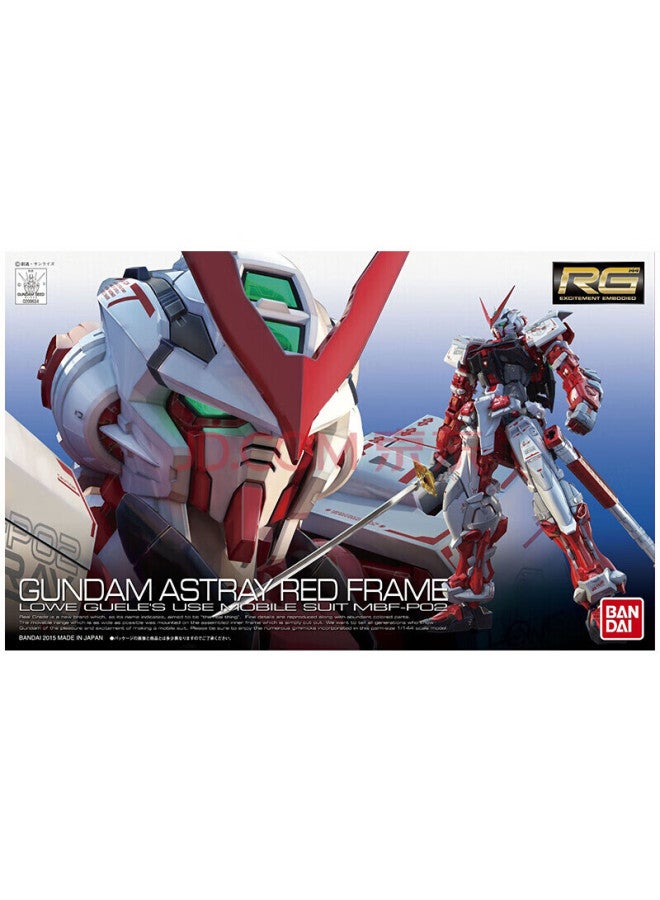 Qiji Gundam Model Toy Rg Series Bandai Red Astray Assembly Gundam Building Kit Boys Boyfriend Birthday Gift - Image 5