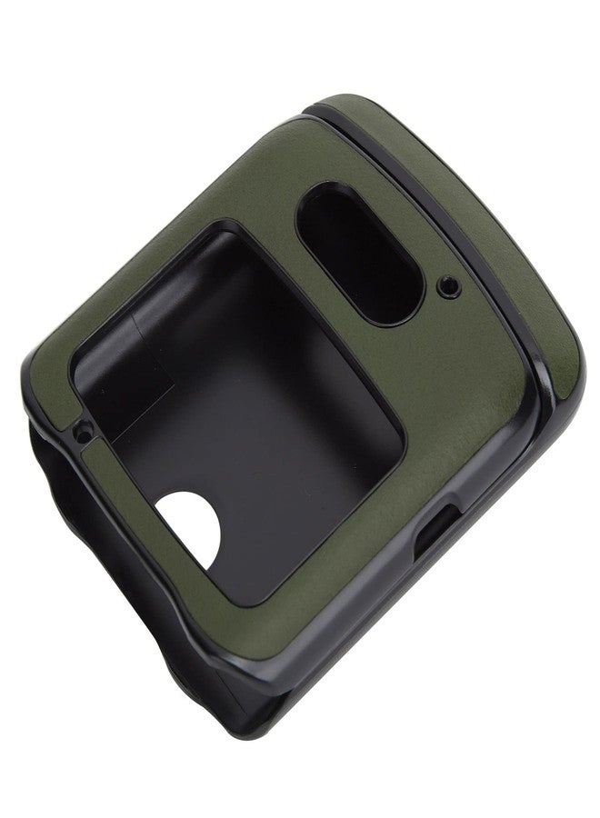 جراب ciciglow مع مشبك لهاتف RAZR 5G القابل للطي، غطاء جلدي مقاوم للصدمات لهاتف Razr 5G، غطاء خلفي جلدي (أخضر) - Image 4