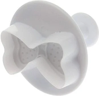 Hobs Large Bowknot Cookie Mold with Push Injector 4 Pieces