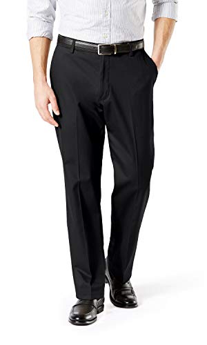 Dockers® Men's Classic Fit Signature Khaki Lux Cotton Stretch Pants (Regular and Big & Tall), Black, 42W x 30L - Image 4