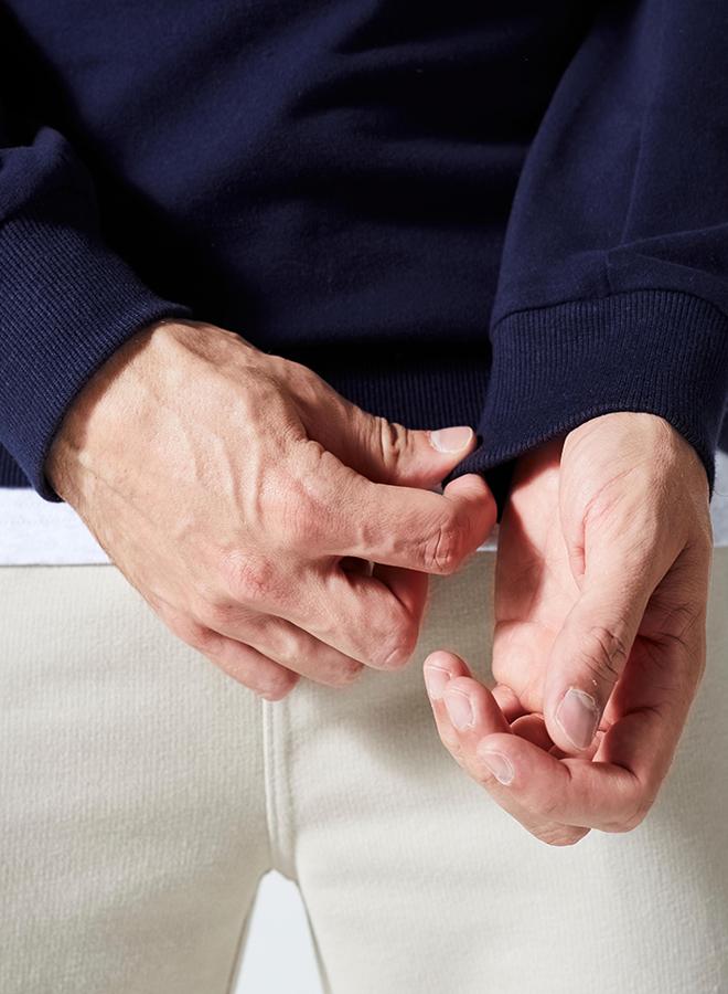 DECATHLON Men's Fitness Sweatshirt 100 - Image 3