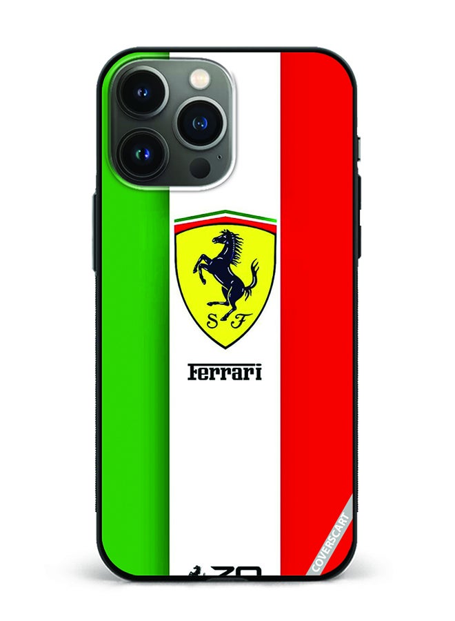 COVERSCART Protective Case Cover For Apple iPhone 14 Pro Max Ferrari Design Multicolour