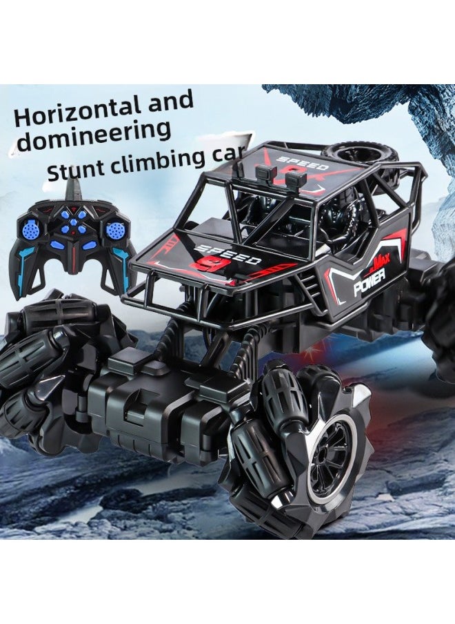 Generic Children's Cross-country Climbing Remote Control Car Toy Four-wheel Drive Stunt Drift Sideslip Boy Racing Stall Wholesale-Color:Four-wheel Drive [red] Sideslip  - Image 2