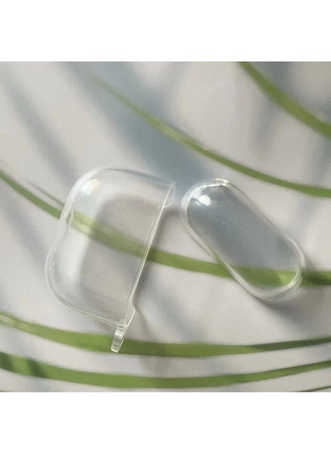 Suitable For Air Pods4 Earphone Case Bluetooth Headset Protective Cover Soft Rubber High Permeable TPU Wear-resistant And Drop-resistant-Color:Transparent-Applicable Models:Air Pods 4
