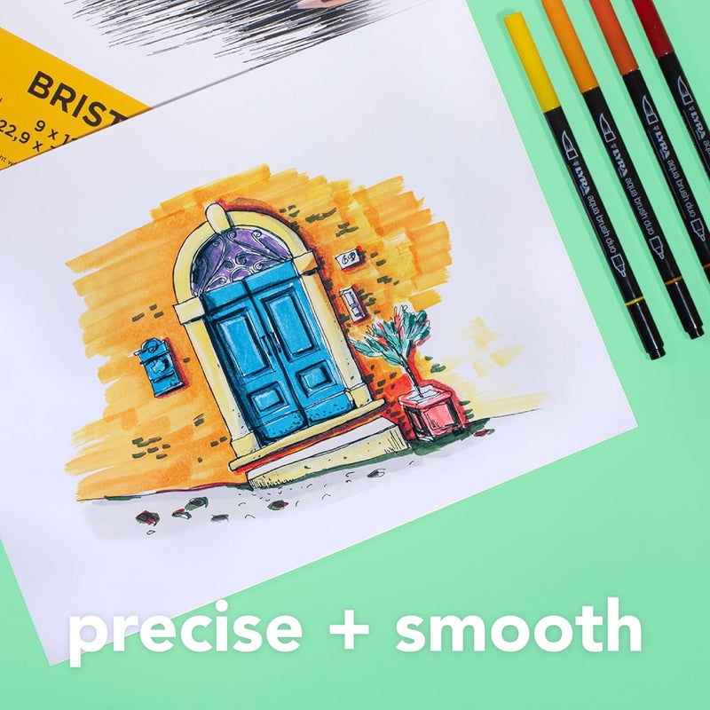 Canson Graduate Bristol Pad Foldover 55x85 inch 20 Sheets  Artist Paper for Adults and Students  Drawing Sketching Markers and Art Journaling - Image 5