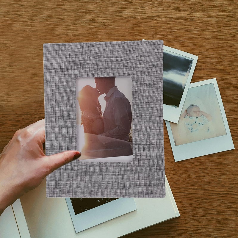 DIY Linen Photo Album 6 Inch 100 White Pages Memory Book For Scrapbooking - Image 4