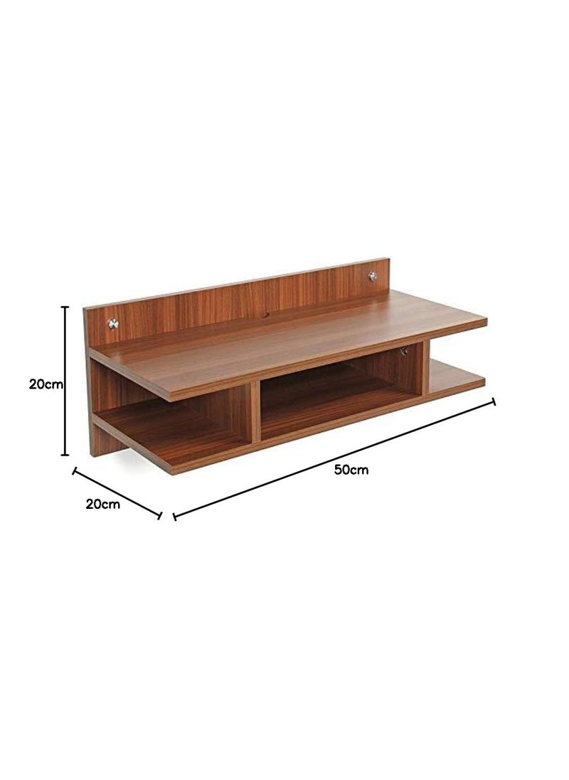 Generic PNDG Group Wooden Set Top Box Stand for LED LCD WiFi Speaker Standfor Living Room Bedroom MDF Medium Density Fiber Number of Shelves 2  - Image 2
