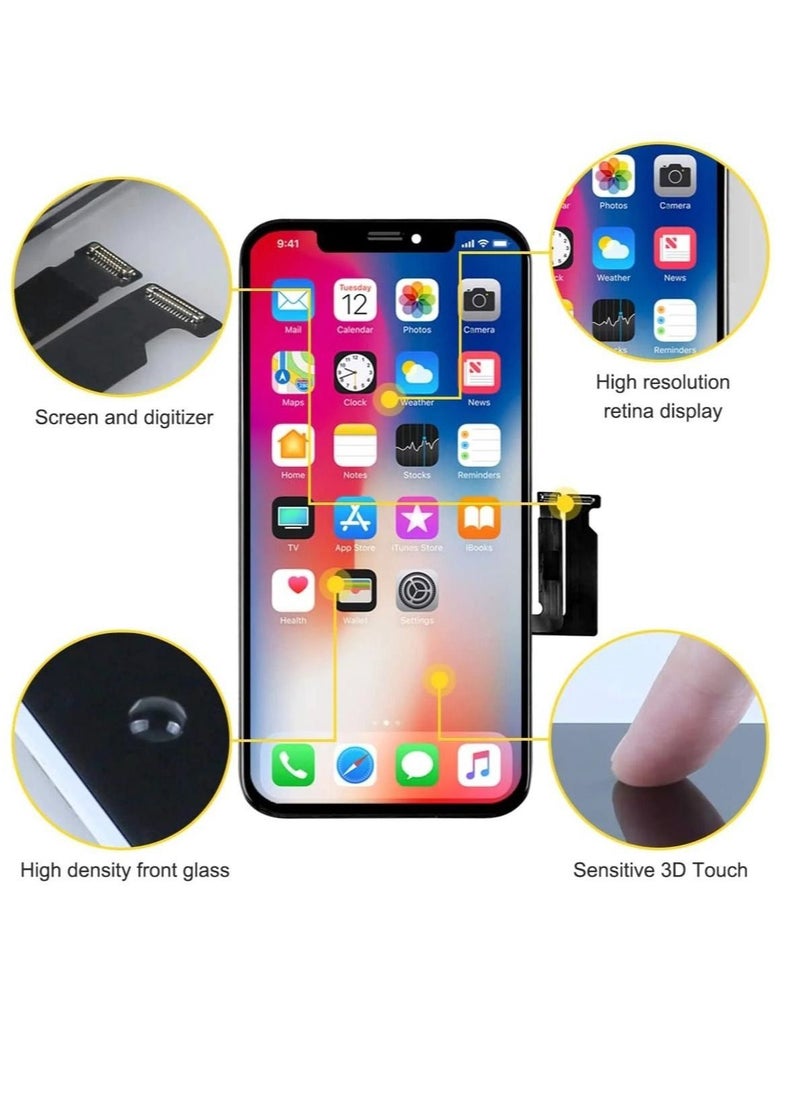 Generic - LCD Display For iPhone XR Touch Screen Digitizer With Back Plate Replacement - Image 1