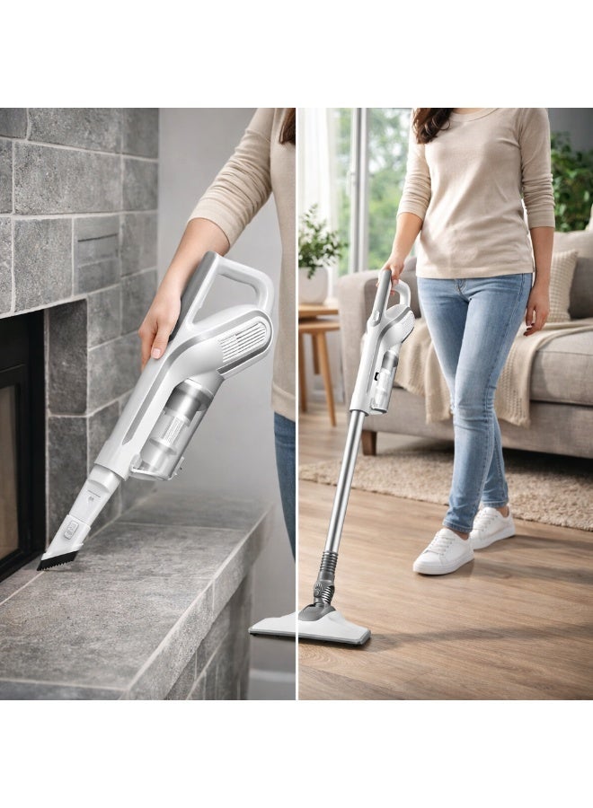 HALEY Cordless Stick Vacuum Cleaner – 650W Powerful Suction, 1L Dust Cup, Lightweight Handheld Carpet & Floor Vacuum for Home & Car Cleaning - Image 5