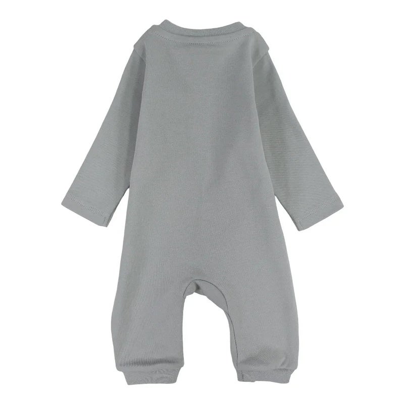 Pompelo Baby Boys Cotton Footless Onesie - Mint with Dino Design - Image 2