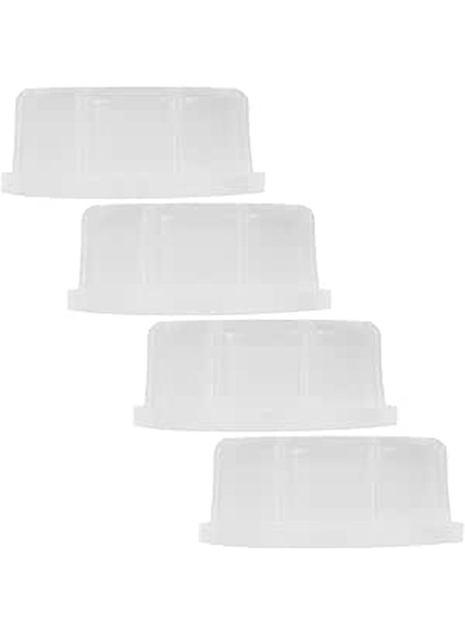 4 Leak Barrel Lids for Chemical Storage Reinforced Outer Caps Easy Install Secure Seal - Image 1