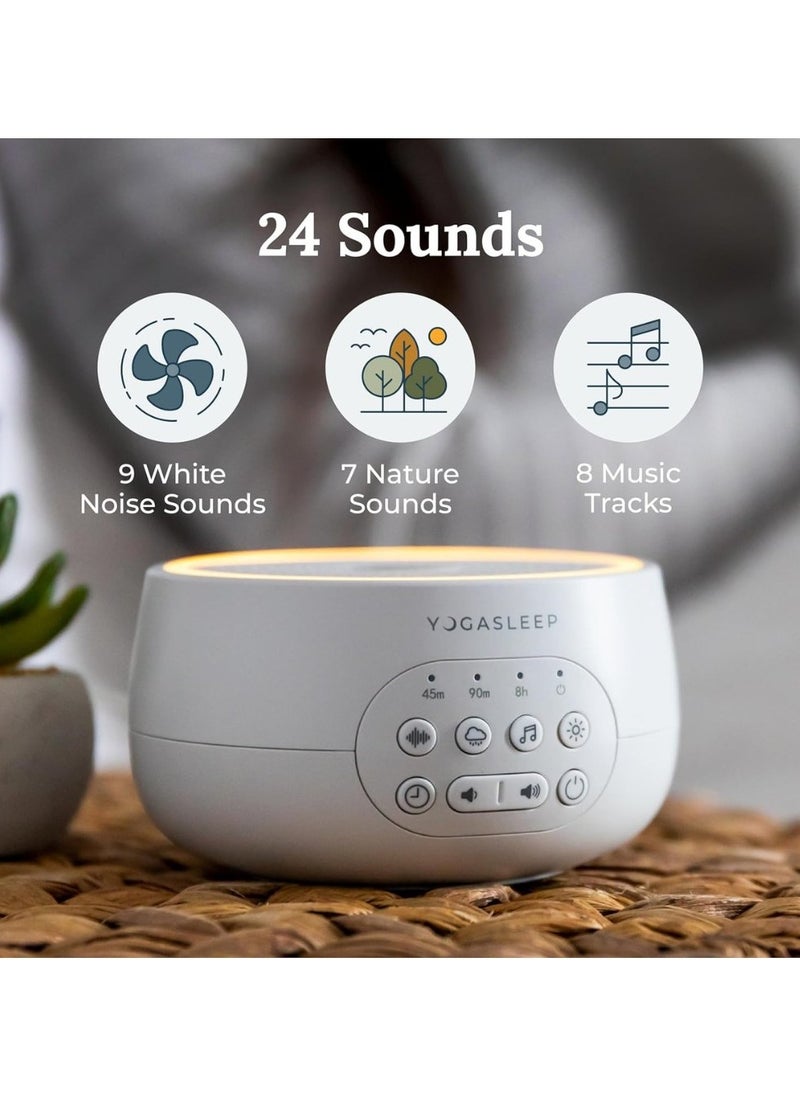 Yogasleep Yogasleep Dreamcenter Multi Sound White Noise Machine with Night Light, Sleep Timer, 26 Soothing Sounds for Travel, Noise Canceling for Office Privacy, Sleep Aid for Adults & Baby, Registry Gift  - Image 2