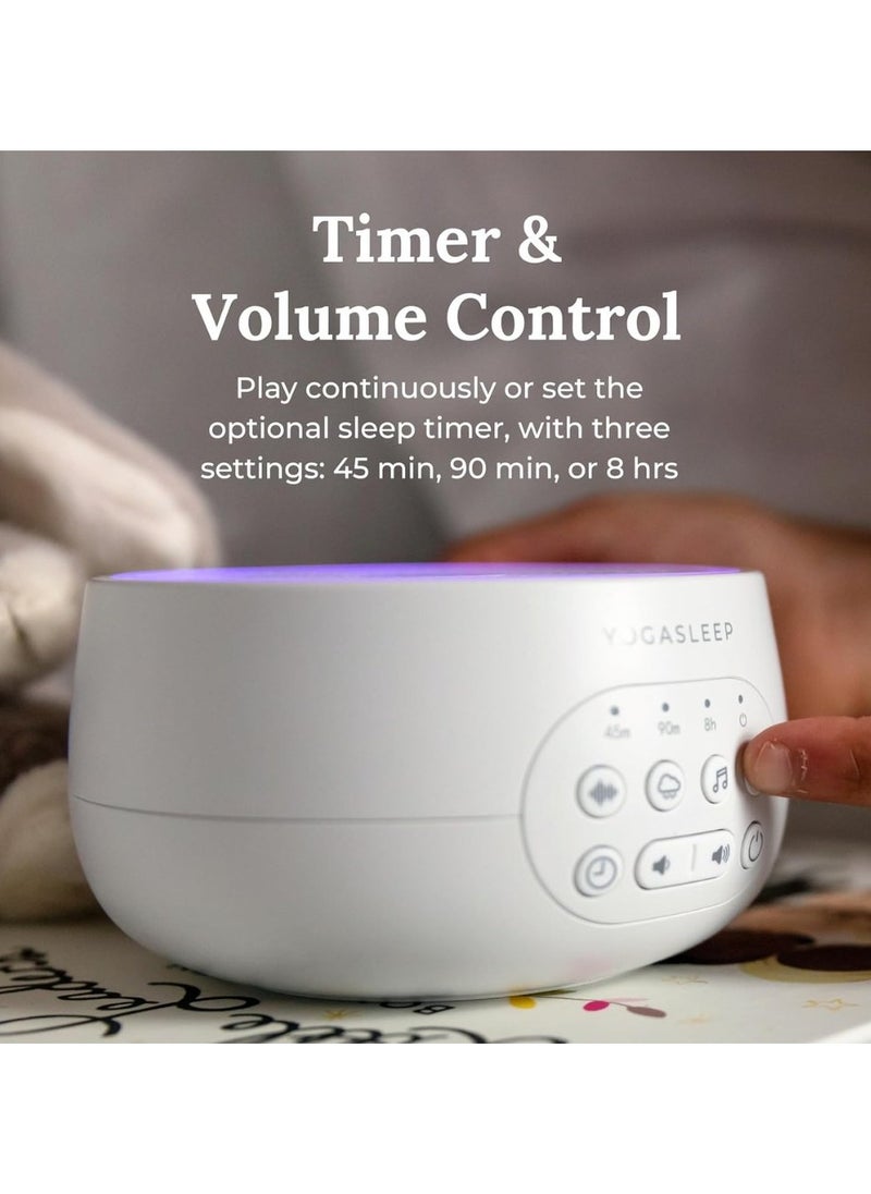 Yogasleep Yogasleep Dreamcenter Multi Sound White Noise Machine with Night Light, Sleep Timer, 26 Soothing Sounds for Travel, Noise Canceling for Office Privacy, Sleep Aid for Adults & Baby, Registry Gift  - Image 3