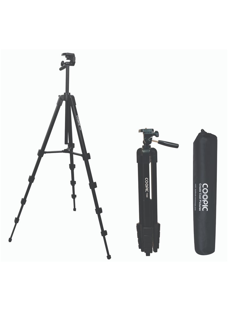 Coopic COOPIC T580 Create cool picture 68 inch Professional Tripod with 360° Panoramic Head - Enhance Your Photography and Videography with Superior Stability and Versatility  - Image 2