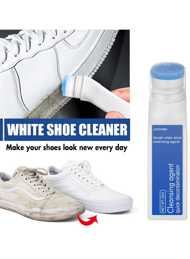 جايسوينغ مجموعة منظف الأحذية الرياضية، منظف الأحذية الرياضية الرغوي بدون ماء، منظف الأحذية الرياضية سريع التنظيف، مناسب لمنظف الأحذية البيضاء، الجلد المدبوغ، الأحذية الطويلة، القماش، البولي يوريثان، القماش، إل - Image 5