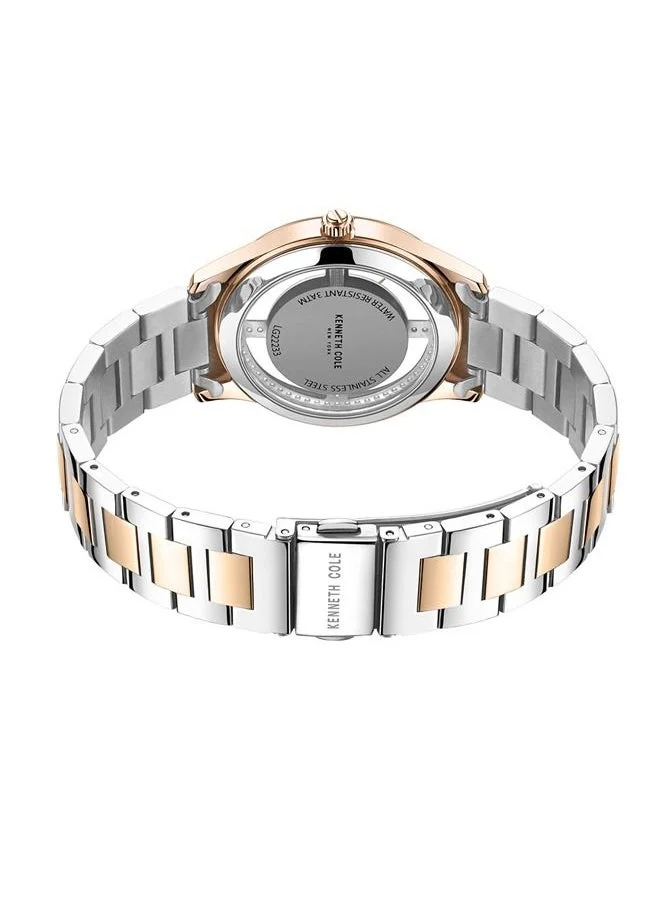 Kenneth Cole New York Women's 34mm Analog Watch with Two-tone Stainless Steel Bracelet