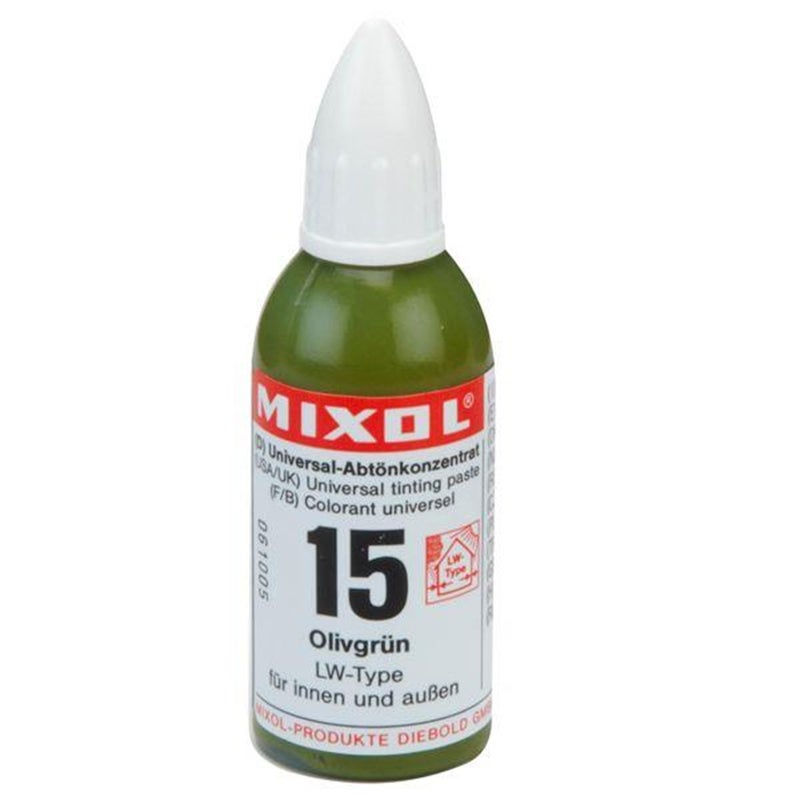 Mixol Universal Tints, Olive Green, #15, 20 Ml