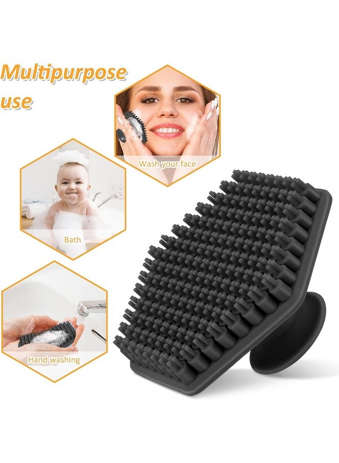 TOZKYN Anti-Slip Silicone Body Scrubber Shower Bath Wash Brush Gentle Exfoliating Scrub Cleansing Loofah for Women Men Baby Sensitive Skin, Easy to Clean, Lather Nicely, 35x More Hygienic - Image 5