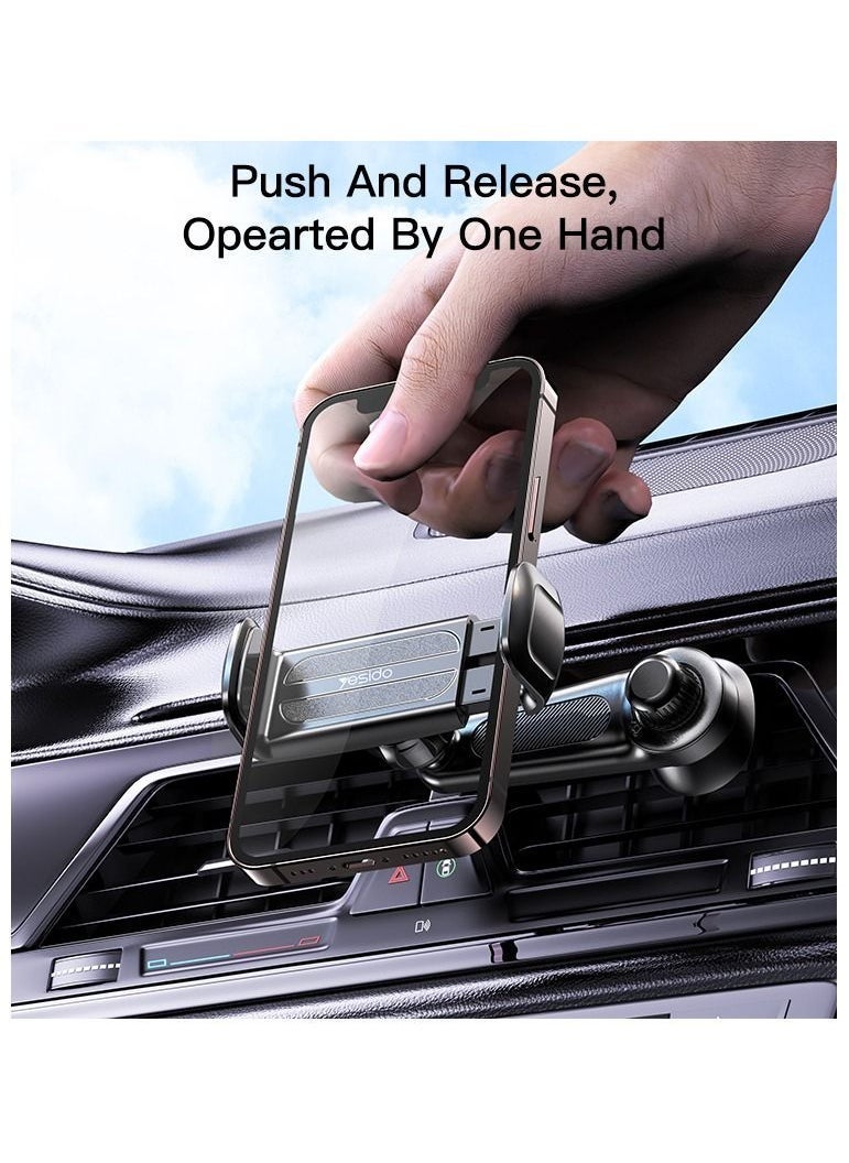 Yesido Car Phone Holder Dashboard Phone Holder Car Holder 360 Degrees Rotatable Car Phone Stand Car Mobile Stand - Image 4