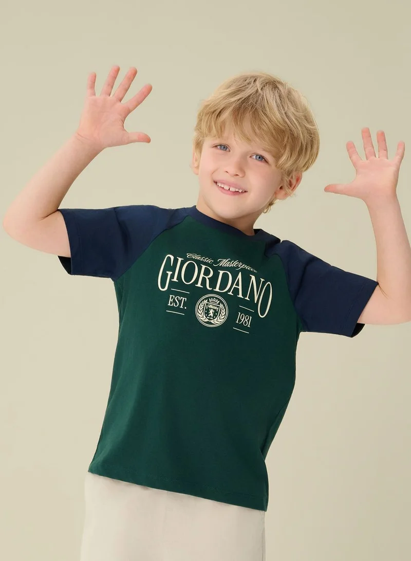 Kids' Regular Fit Classic Raglan Tee