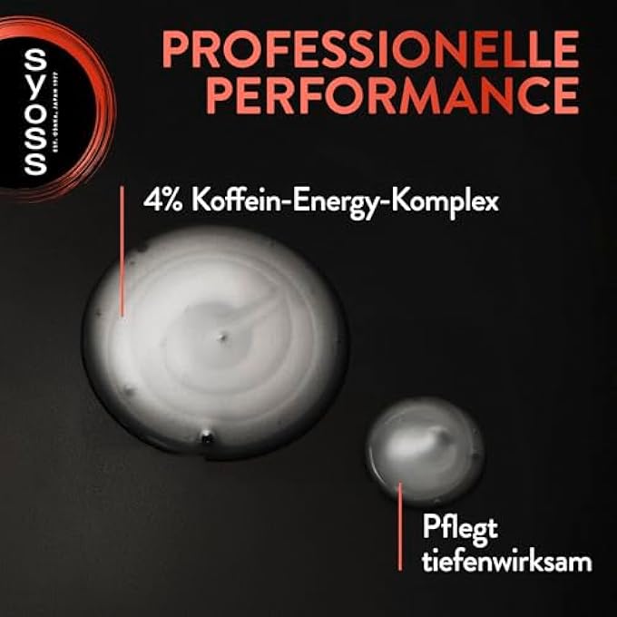 SYOSS SHAMPOO MEN POWER (440 ML), STRENGTHENING MEN'S SHAMPOO WITH CAFFEINE & POWER BOOST TECHNOLOGY STIMULATES THE HAIR ROOTS, HAIR SHAMPOO FOR NORMAL HAIR - Image 3
