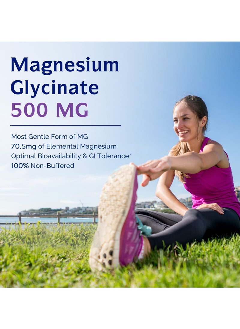 Magnesium Glycinate High Absorption Magnesium Glycinate Capsules 120 Capsules  - Image 2