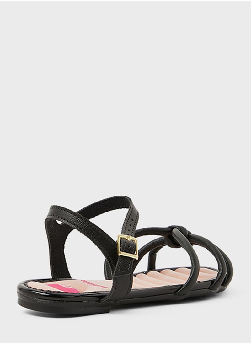 MOLEKINHA - Youth Alena Back Strap Sandals - Image 1