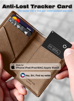 اكس كوبس بطاقة تعقب المحفظة، جهاز تحديد موقع العناصر اللاسلكي XQOOPS يعمل مع Apple Find My، جهاز تعقب العناصر IP68 للمحفظة، جهاز تعقب المحفظة الرقيق بتقنية البلوتوث للأمتعة والمزيد (iOS فقط)  - Image 2