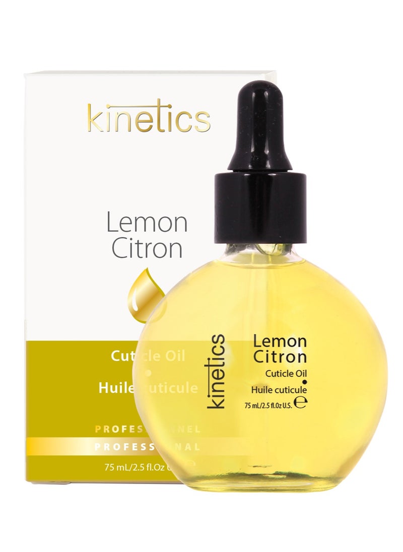 KINETICS LEMON CUTICLE OIL 75 ML WITH DROPPER 