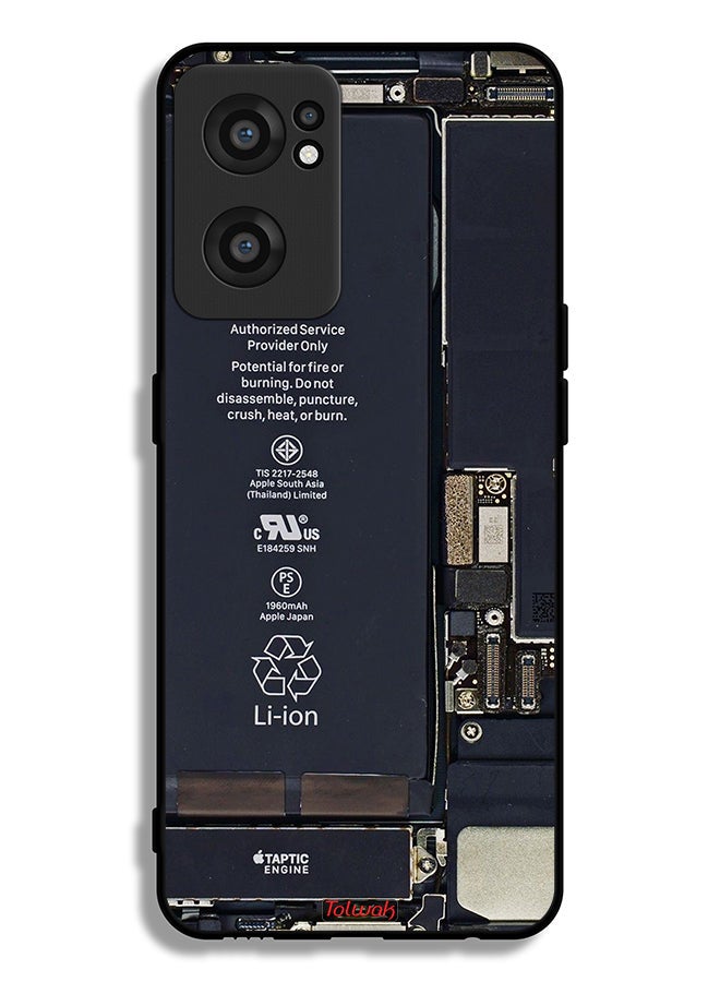 Tolwak OnePlus Nord CE 2 5G Protective Case Cover Phone Circuit Pattern - Image 2