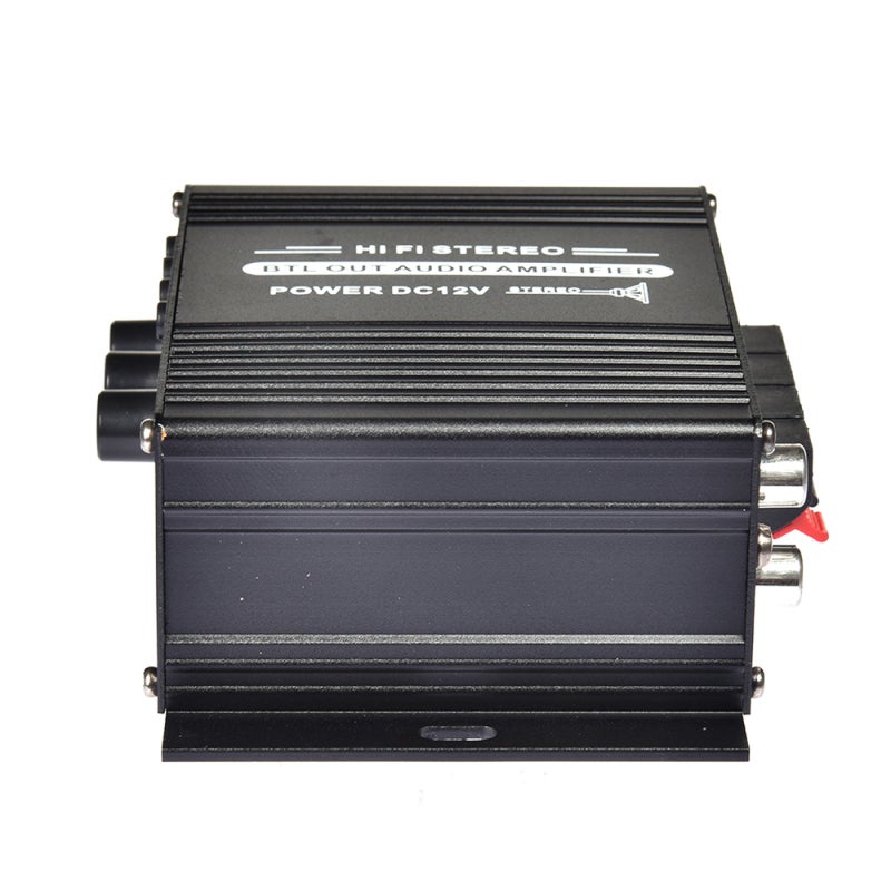 HiFi Amplifier: 2 Channel Output, Low Distortion - Mini Aluminum Alloy Music Receiver for Home Audio Playback - Image 4