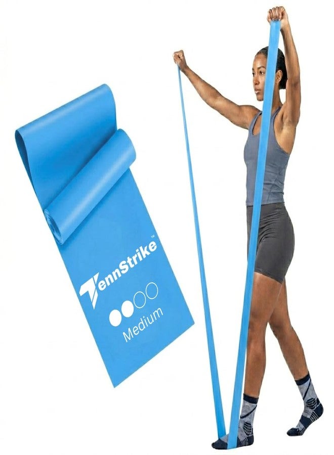 Tennstrike Pilate Resistance Bands for Workout & Stretch | for Gym, Home Toning Exercise, Yoga, Pilates, Stretching & Physiotherapy | Durable Latex Band for Men & Women (Medium) - Image 1