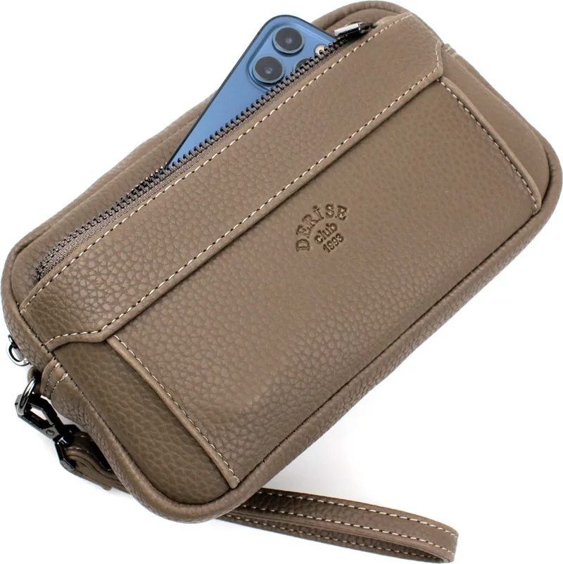 ديرسي كلوب Men's Mink Luxury Hand and Bracelet Belt Clutch Handbag
