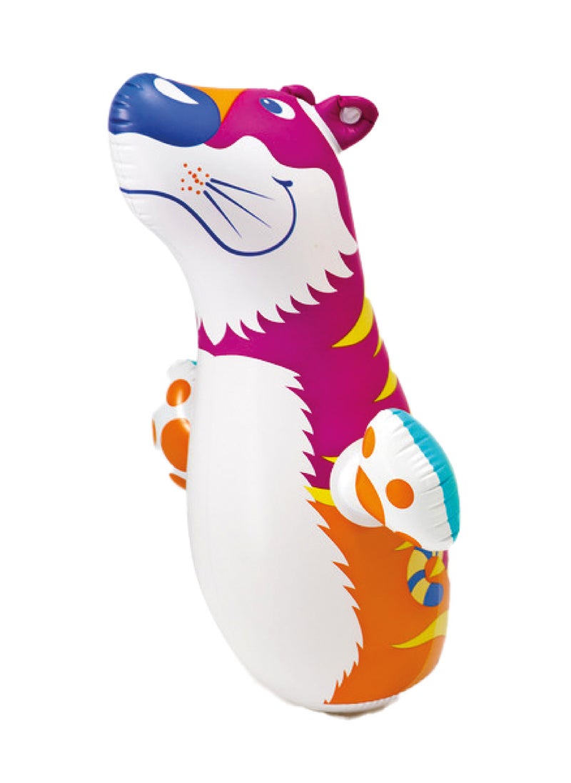 INTEX Intex 3D Inflatable Pop Punching Bags are designed for children and feature a sand-filled base that helps them return to their upright position after each punch, automatically returning them after hitting, providing a fun and safe experience for the child. Available in three different shapes.  - Image 3