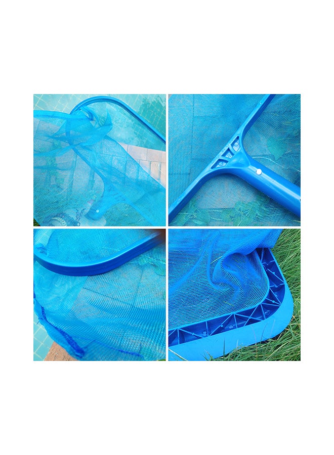 Loquat Telescopic Swimming Pool Leaf Rake Cleaning Skimmer Net Blue 41x3.5x32centimeter - Image 5