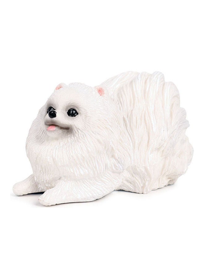 NIBEMINENT Lovely Pomeranian Dog Action Figure Toy 