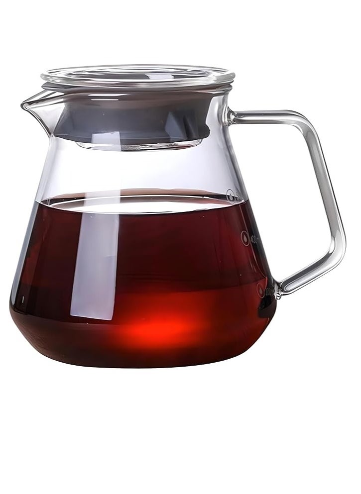 RANK V60 Coffee Server Maker Heat Resistant Glass Pot Pour Over Server Kettle Coffee Teapot Hand Drip Pour Over 02  - Image 1