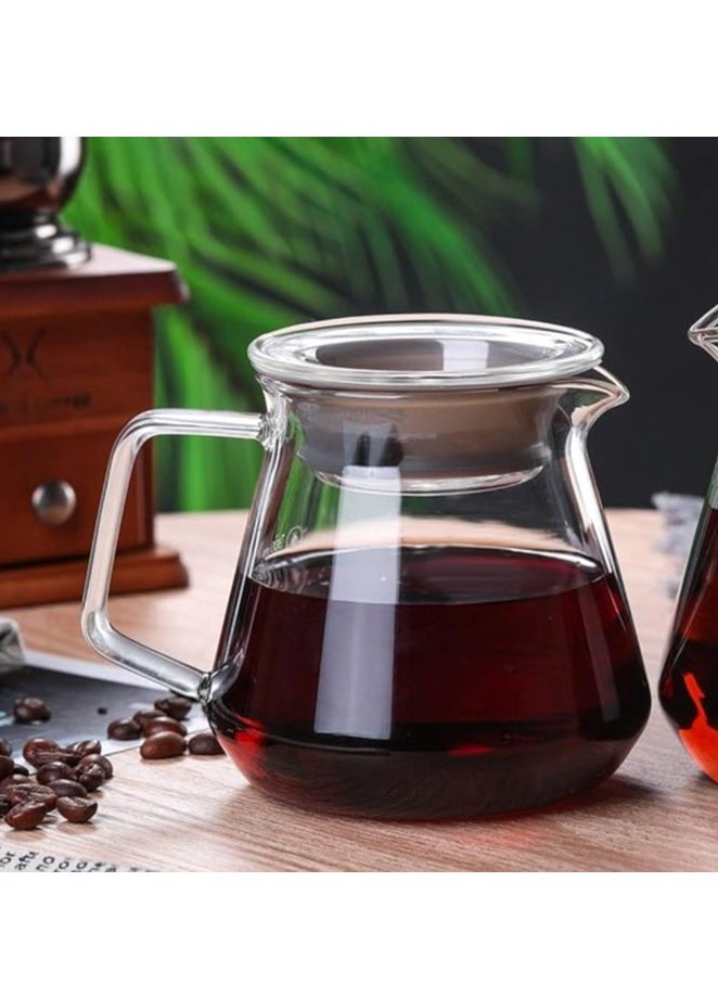 RANK V60 Coffee Server Maker Heat Resistant Glass Pot Pour Over Server Kettle Coffee Teapot Hand Drip Pour Over 02  - Image 3