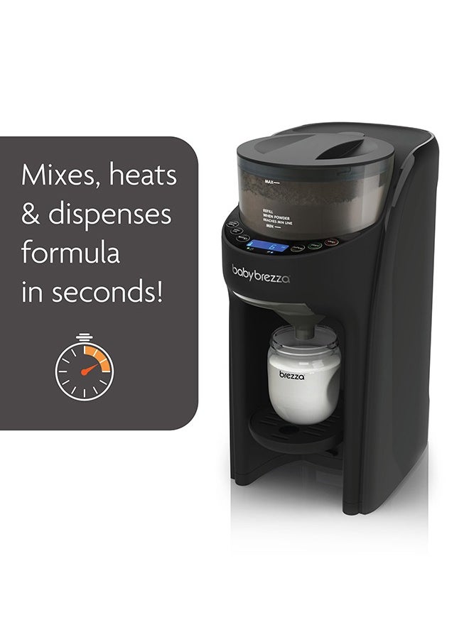 Baby Brezza Formula Pro Advanced WiFi Formula Dispenser - Automatically Mix a Warm Formula Bottle From Your Phone Instantly – Easily Make Bottle With Automatic Powder Blending Machine, Black  - Image 3
